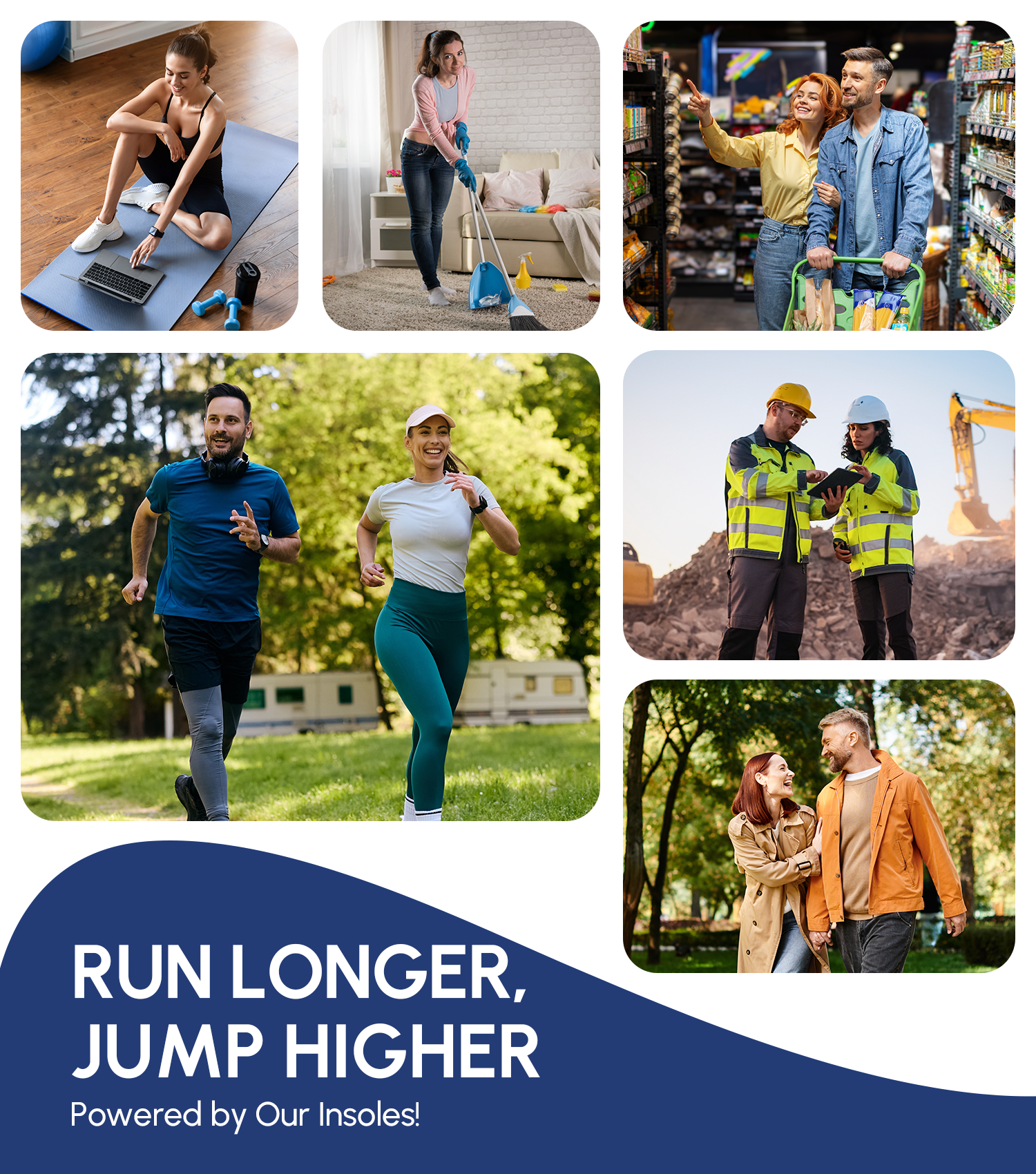 Plantar Fasciitis Insoles for Men Women,High Arch Support for Pain Relief,Shoe Inserts Orthotic for Flat Feet,Work Boot Insoles for Shock Absorbing Inserts (Fit for Standing All Day) B-XL - Image 11